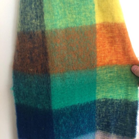 Acne Studios Chunk Wool Multicolored Scarf - Picture 4 of 5